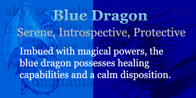 Blue Dragon - Serene, Introspective, Protective